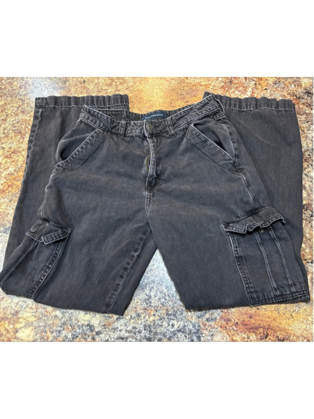 Aeropostale High Rise Wide Leg Cargo Pants